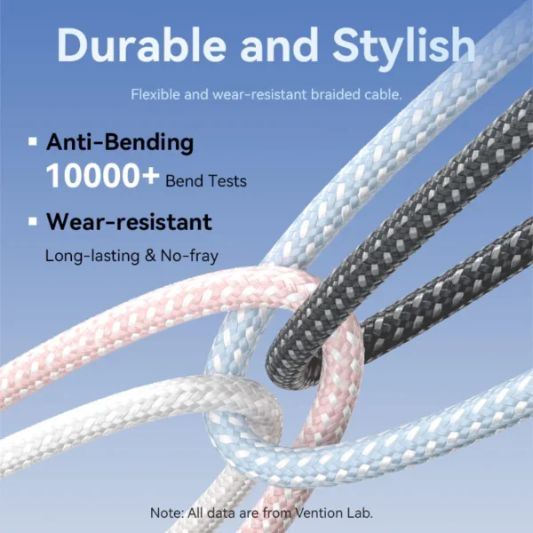 Vention LALBH USB 2.0 Type-C Male to Lightning Male 3A Cable  2 Metres - Image 6