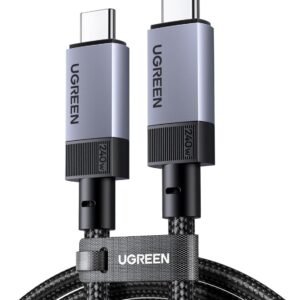 UGREEN 240W USB C Cable Gen2 10Gbps USB 3.2 Supporting 4K 60Hz Video Output Fast Charging Cable 1 metre