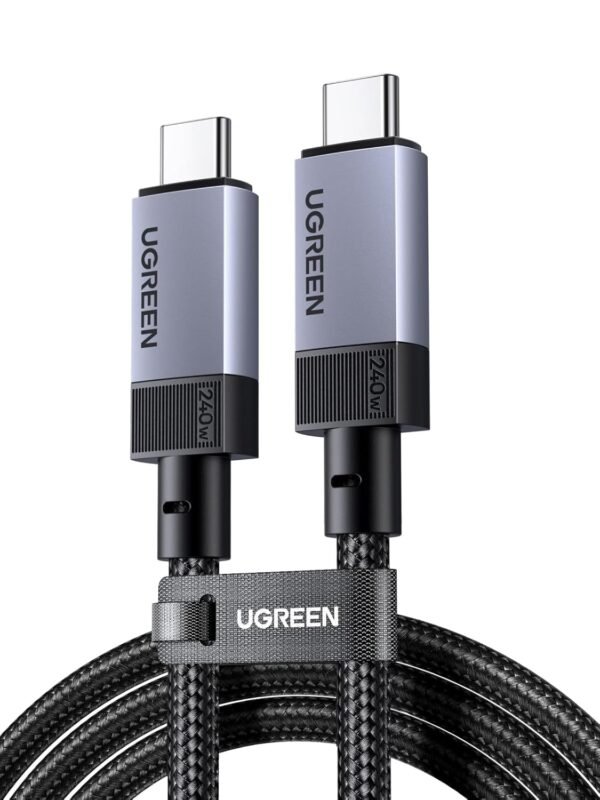 UGREEN 240W USB C Cable Gen2 10Gbps USB 3.2 Supporting 4K 60Hz Video Output Fast Charging Cable 1 metre