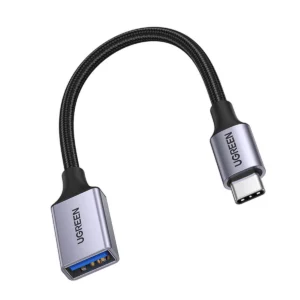 UGREEN OTG Adapter Cable USB-C (male) To USB-A (Female) 5Gb/s 0.15m black US378 70889