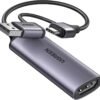 UGREEN Full HD 1080P 60FPS Capture Card HDMI to USB A/Type C 4K Video Capture Card for Streaming