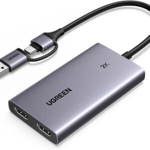 UGREEN 4K@30Hz HDMI Capture Card HDMI to USB 3.0 HDMI Loop Out Video Capture Card for Streaming