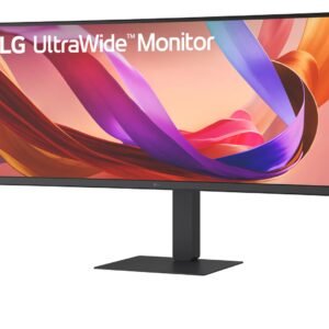 LG UltraWide Monitor 34U650A-B 34 inch Curved Monitor WQHD 1440p IPS, 100Hz HDR10, Speakers, HDMI, DP, USB-C (96W PD)- Black
