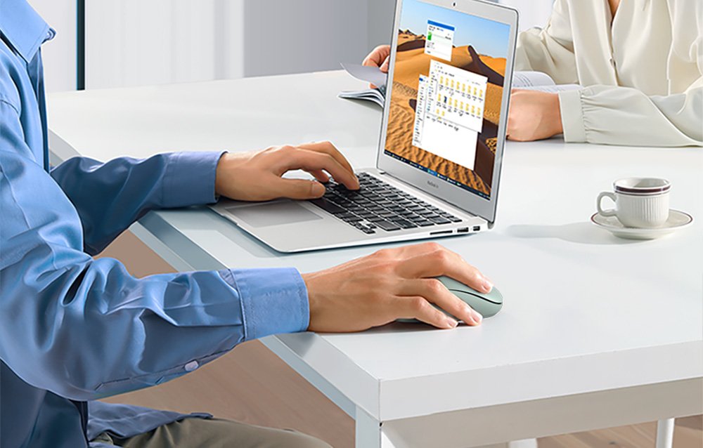 UGREEN Wireless Mouse MU105 90672 2.4G (celadon green) - Image 5