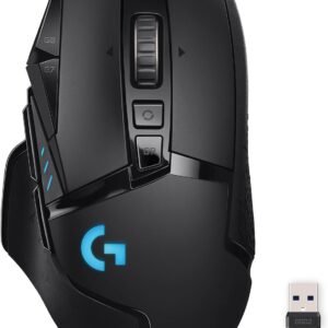 Logitech G502 Lightspeed Wireless Gaming Mouse with Hero 25K Sensor - Black