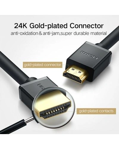 UGREEN HD104 10111 15 Meter 4K HDMI 2.0 Male to Male Cable - Image 4