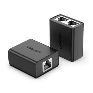 UGREEN RJ45 Splitter 1 to 2 Ethernet Adapter ABS Case Pack of 2 LAN Network Cable Extender CM210 50923