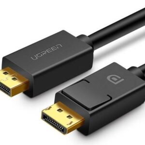 UGREEN DP102 10212 Display Port to Display Port 4K @60Hz Gold-Plated Connector 3 Meters Cable Length - Black
