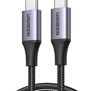 UGREEN US535 90440 240W USB-C to USB-C, 480MBs,  PD Fast Charging Cable 5A Max Space Gray 5m