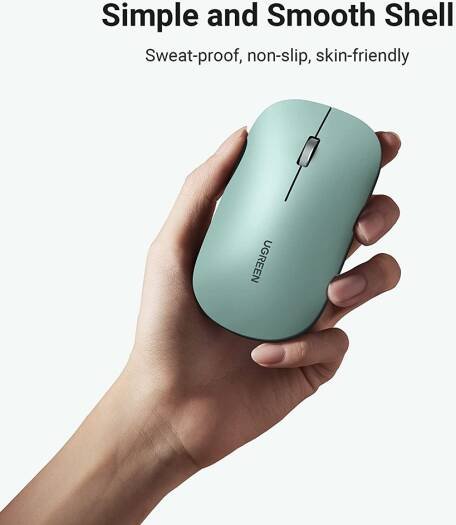 UGREEN Portable Wireless Mouse Green – MU001 – 90374 - Image 4