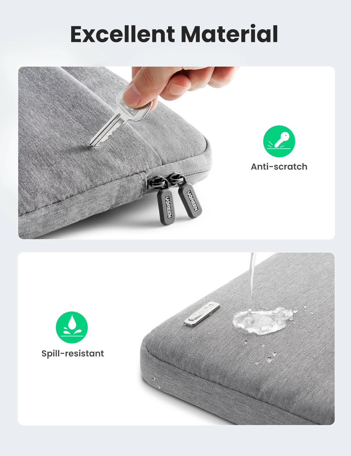 UGREEN LP437 20448 13-13.9 Inches Laptop Case Storage Bag - Image 4