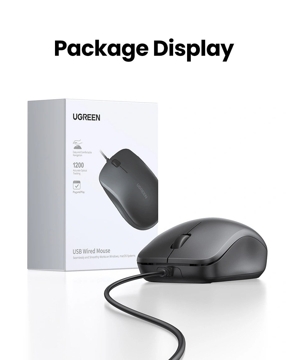 UGREEN Wired Mouse – MU007 90789 - Image 5