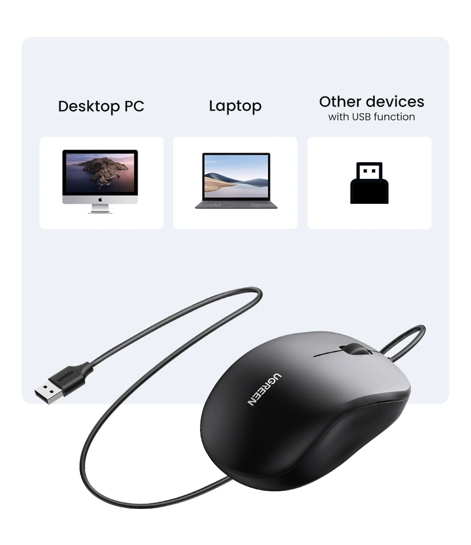 UGREEN Wired Mouse – MU007 90789 - Image 6