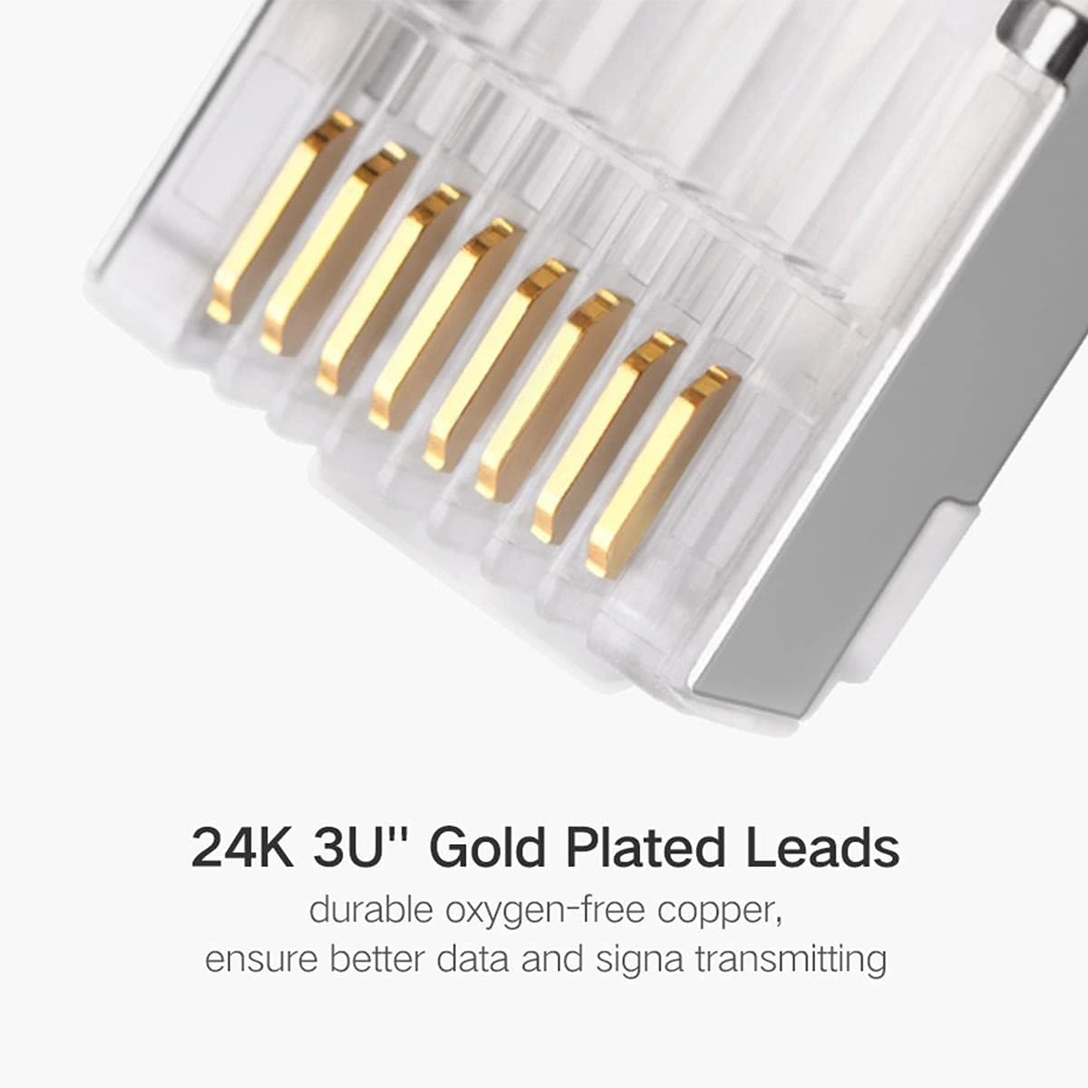 UGREEN Cat 6 Shielded Crystal Head 100 Pack NW111 50248 - Image 4