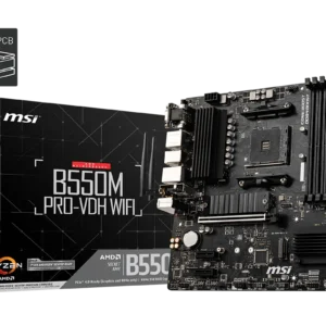 MSI B550M PRO-VDH WIFI Gaming Desktop Motherboard