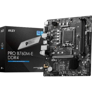 MSI PRO B760M-E DDR4 Gaming Desktop Motherboard