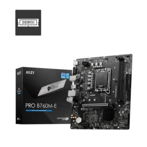 MSI PRO B760M-E DDR5 Desktop Gaming Motherboard