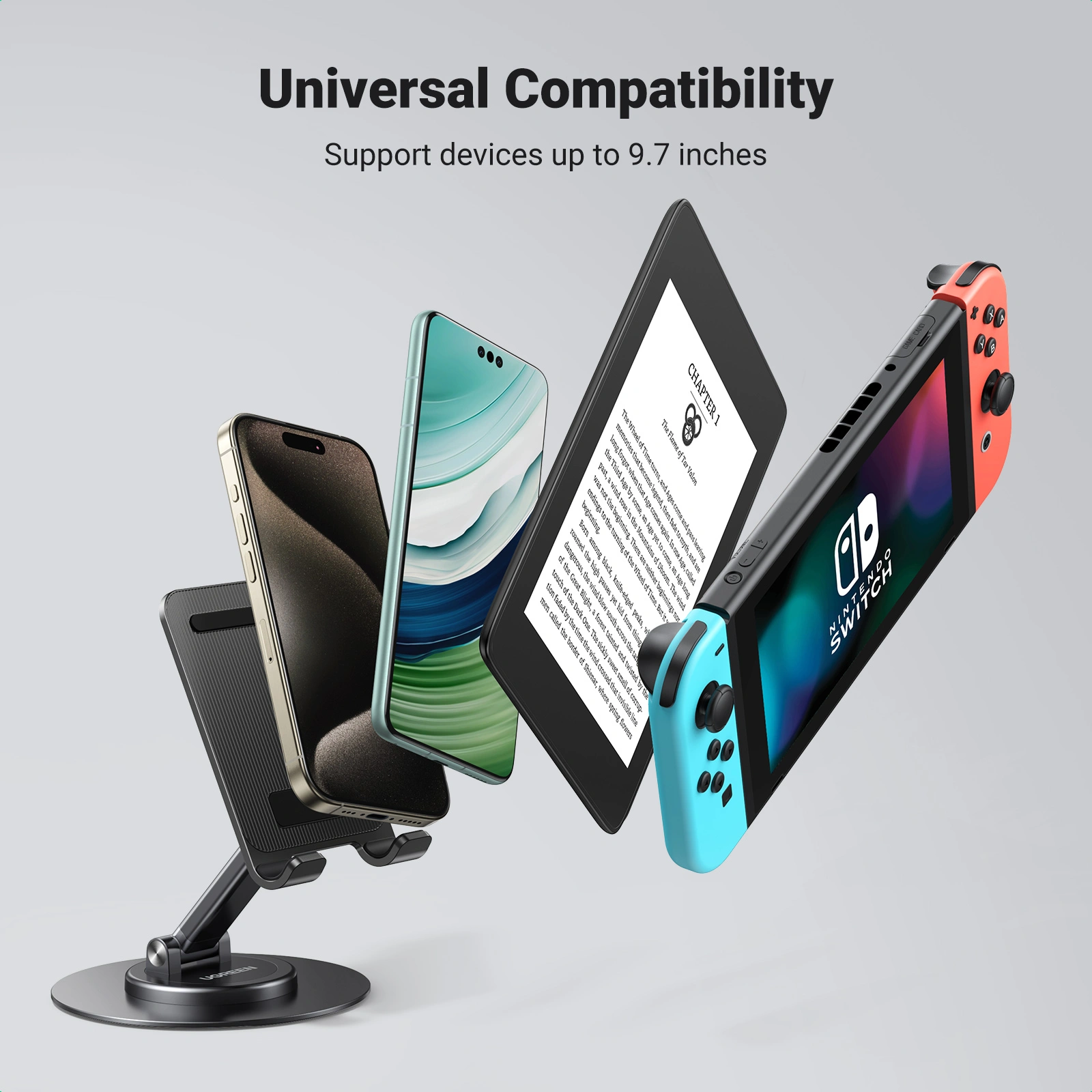 UGREEN 360 Rotating And Folding Phone Stand – LP805 – 35152 - Image 6