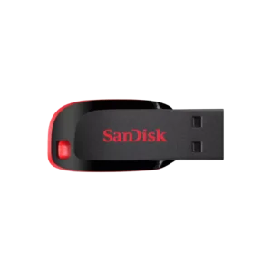 SanDisk Cruzer Blade USB 2.0 Flash Drive - 128GB (Red) DCZ50-0128G-B35