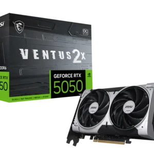 MSI GeForce RTX™ 5050 8GB VENTUS 2X OC Desktop Graphics Card