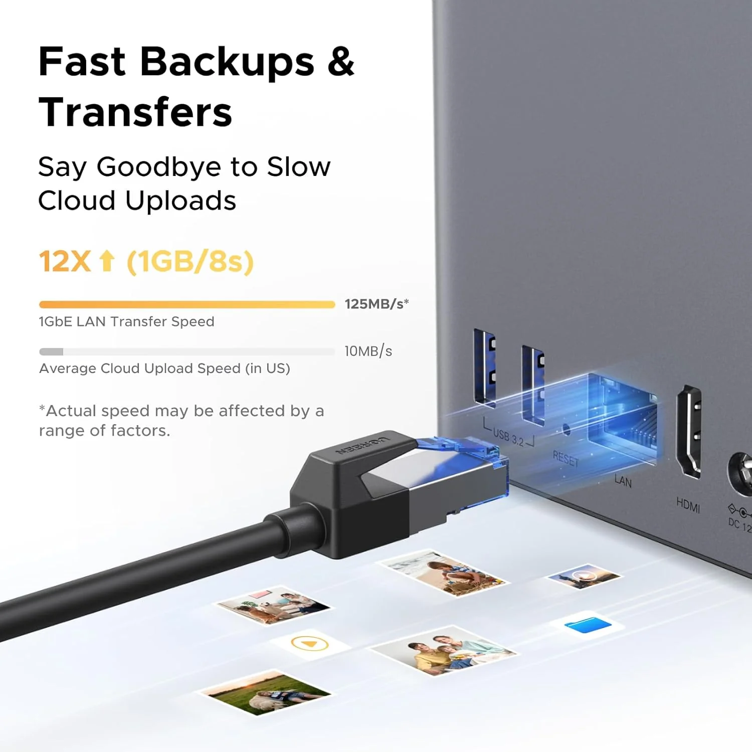UGREEN NAS DH2300 95998 2-Bay Desktop NAS Support Capacity 64TB (Diskless) | Remote Access, AI Photo Album, Beginner Friendly System, 4GB RAM on Board,1GbE, 4K HDMI, Network Attached Storage (Diskless) - Image 8