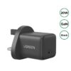 UGREEN 20W USB-C GaN Fast Charger UK Pin – X512 – 55529