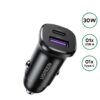 UGREEN 30W Type-C + USB Dual Port Car Charger EC305 25845