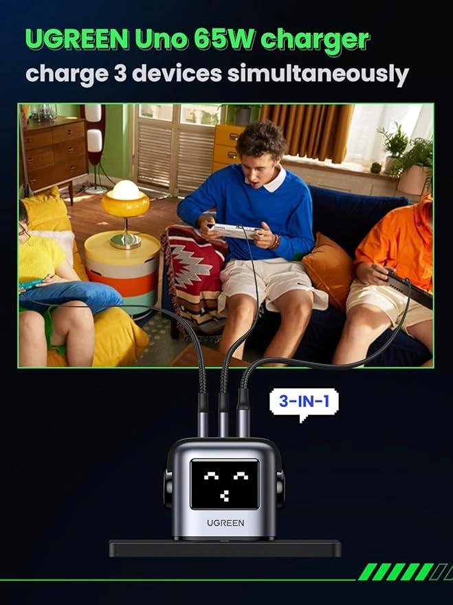 UGREEN 65W UNO RG GaN Fast Charging Adapter CD361 25686 - Image 9