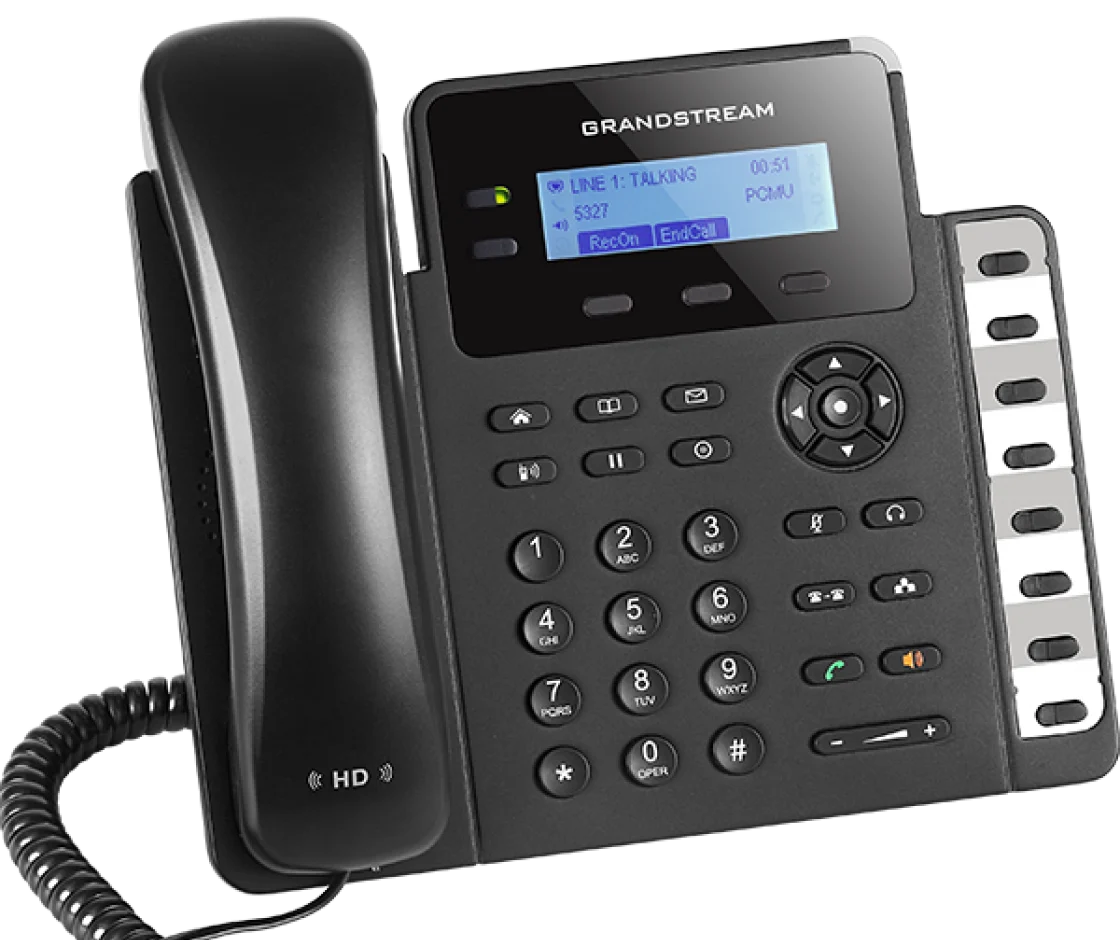 Grandstream GXP1628 IP Phone | 2 Lines, 2 SIP Accounts | 2.9-Inch LCD Display | Dual-Port Gigabit Ethernet with Integrated PoE - Image 2